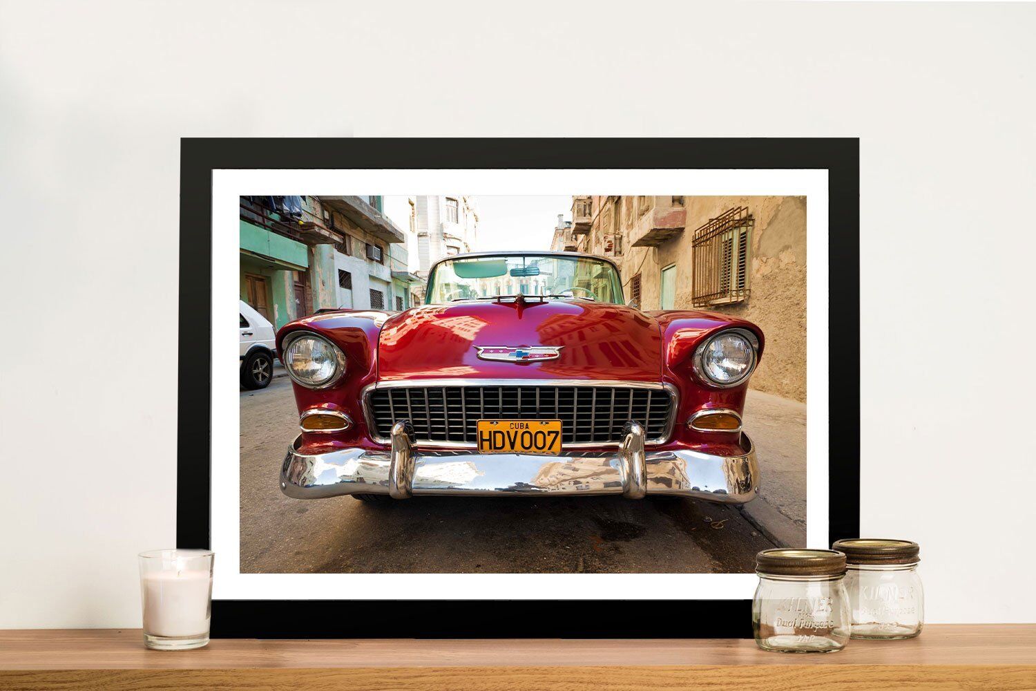 Buy a Vintage Car in Cuba Wall Art Print