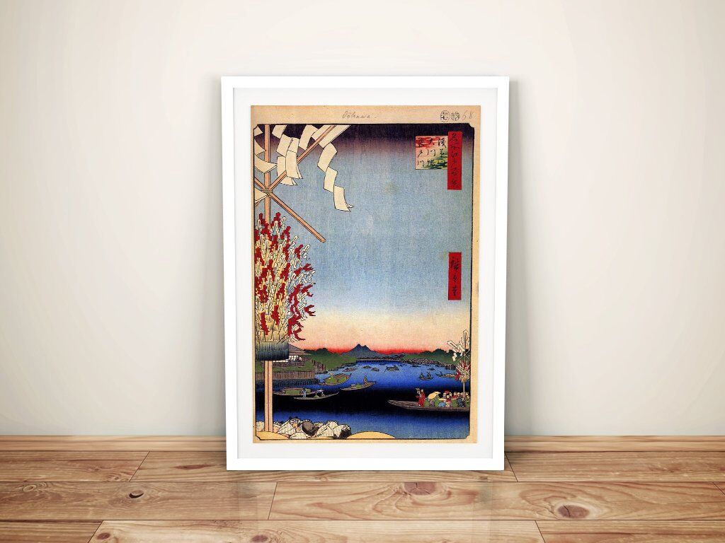 Buy a Framed Canvas Print of Asakusa River