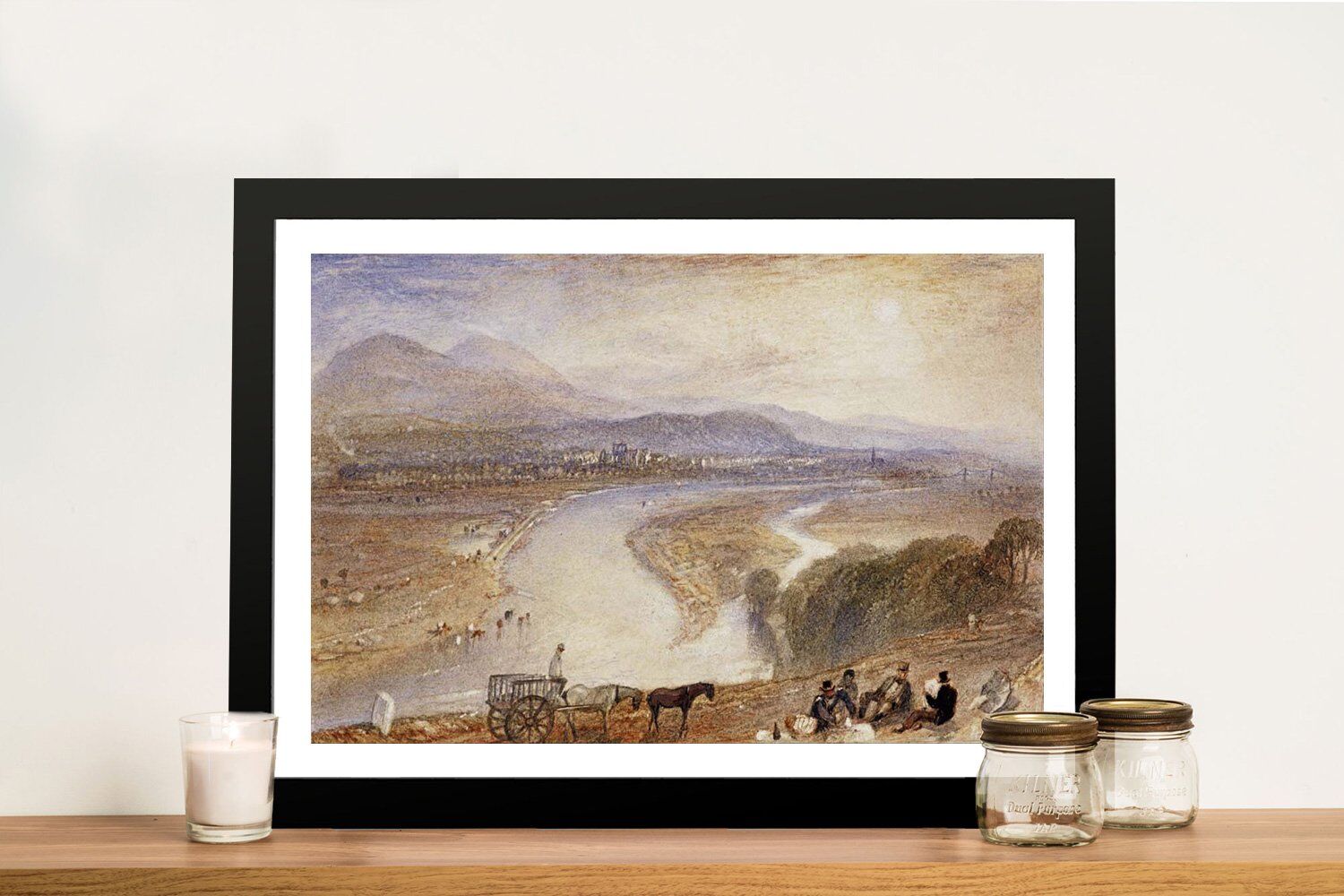 Buy a Classic Landscape Print of Melrose by Turner
