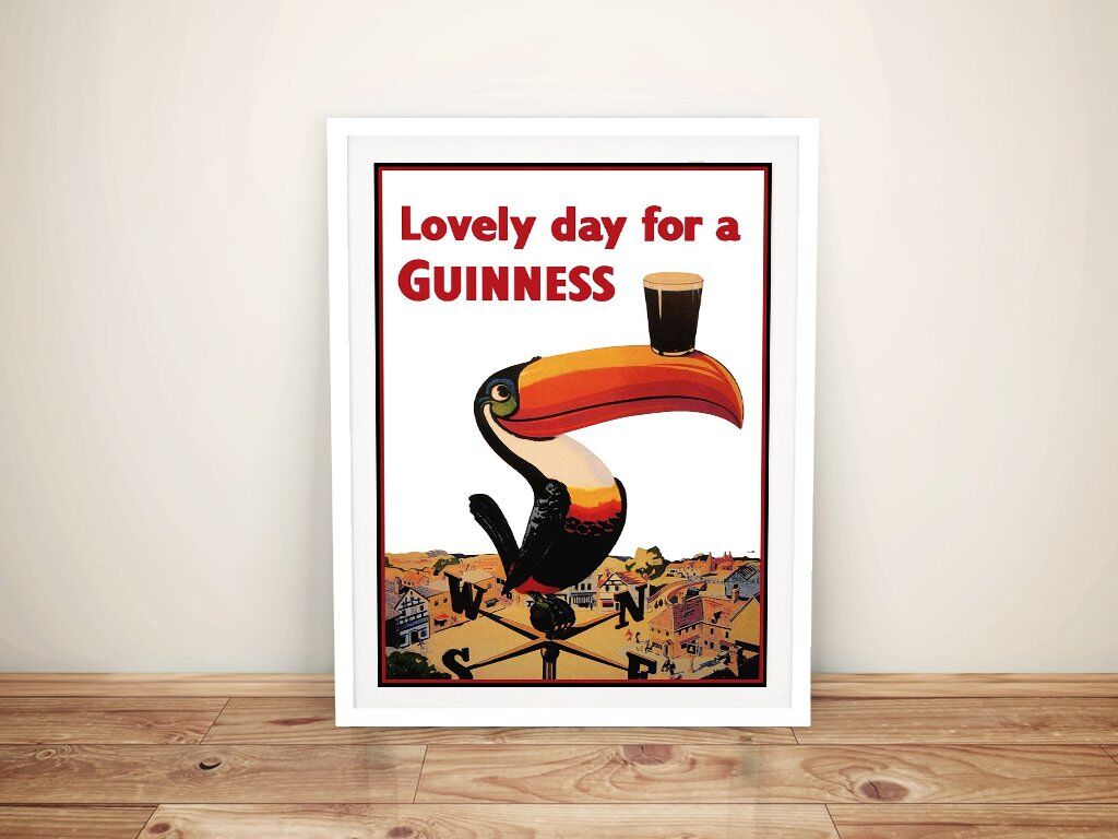 Buy a Vintage Guinness Pelican Poster Print